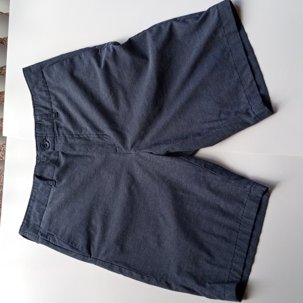 Blue golf shorts